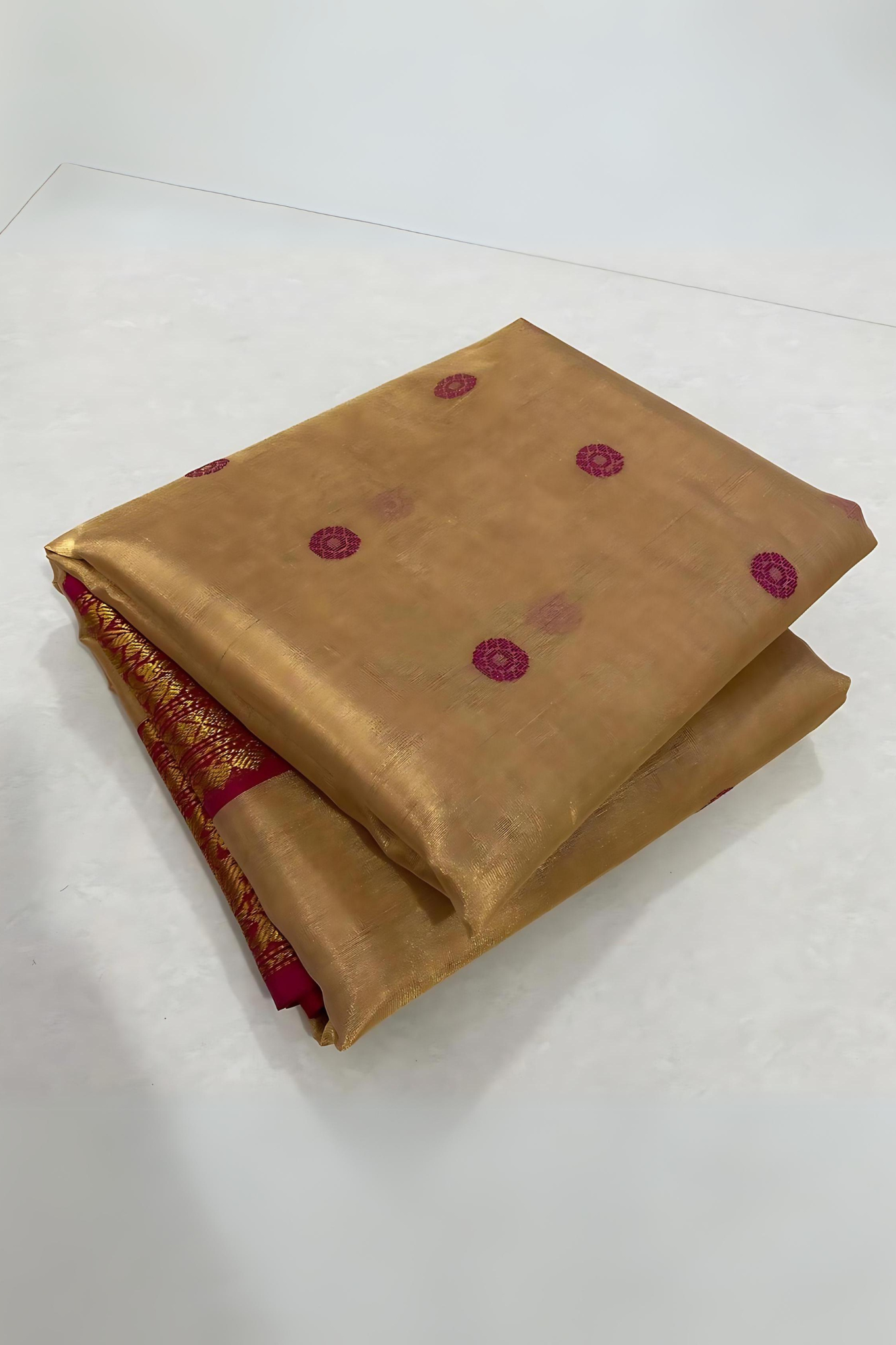 Royal Honey Traditional Chanderi Pure Silk Saree