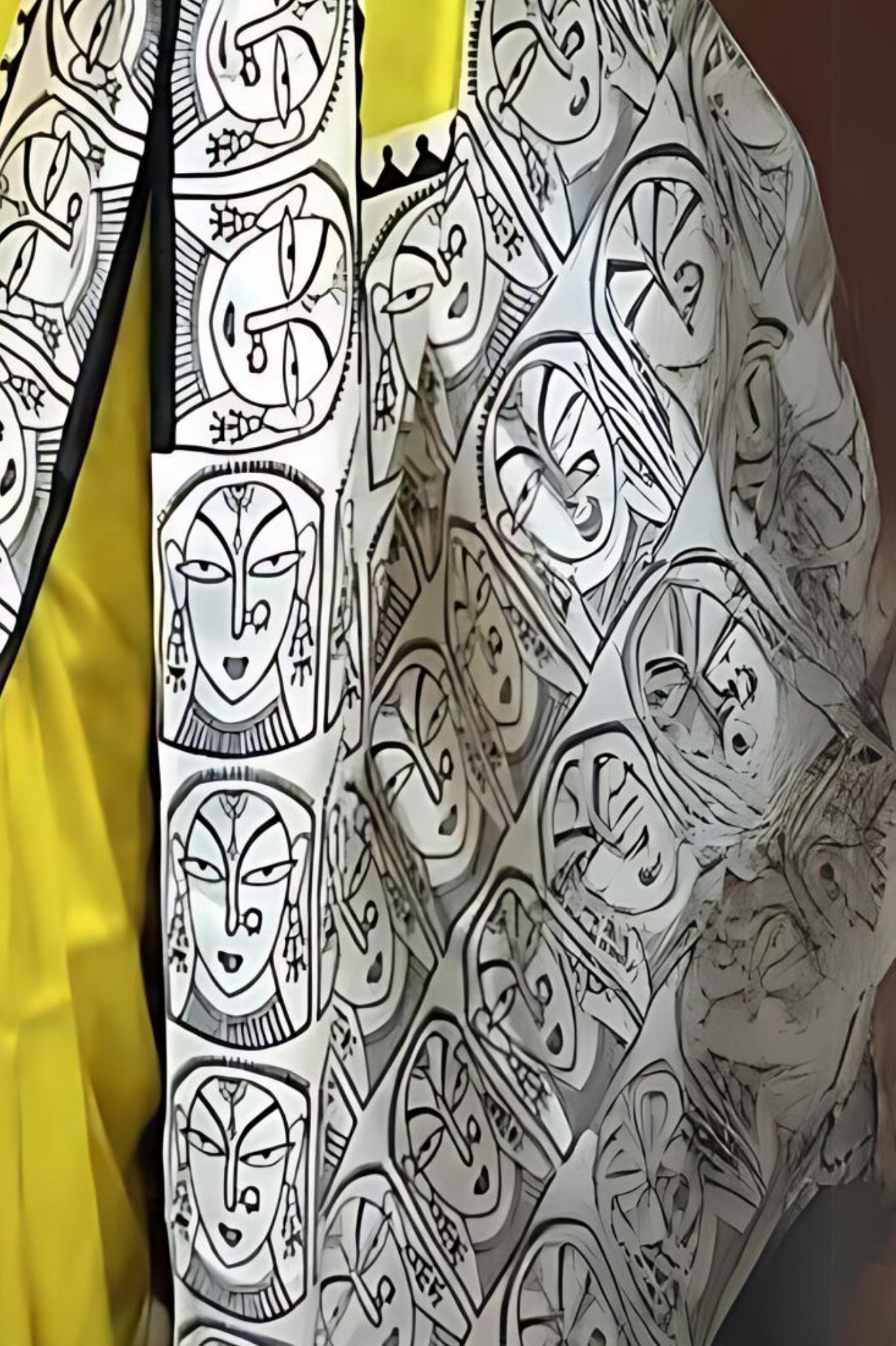 Sunshine Yellow Pure Bengal Handloom Saree