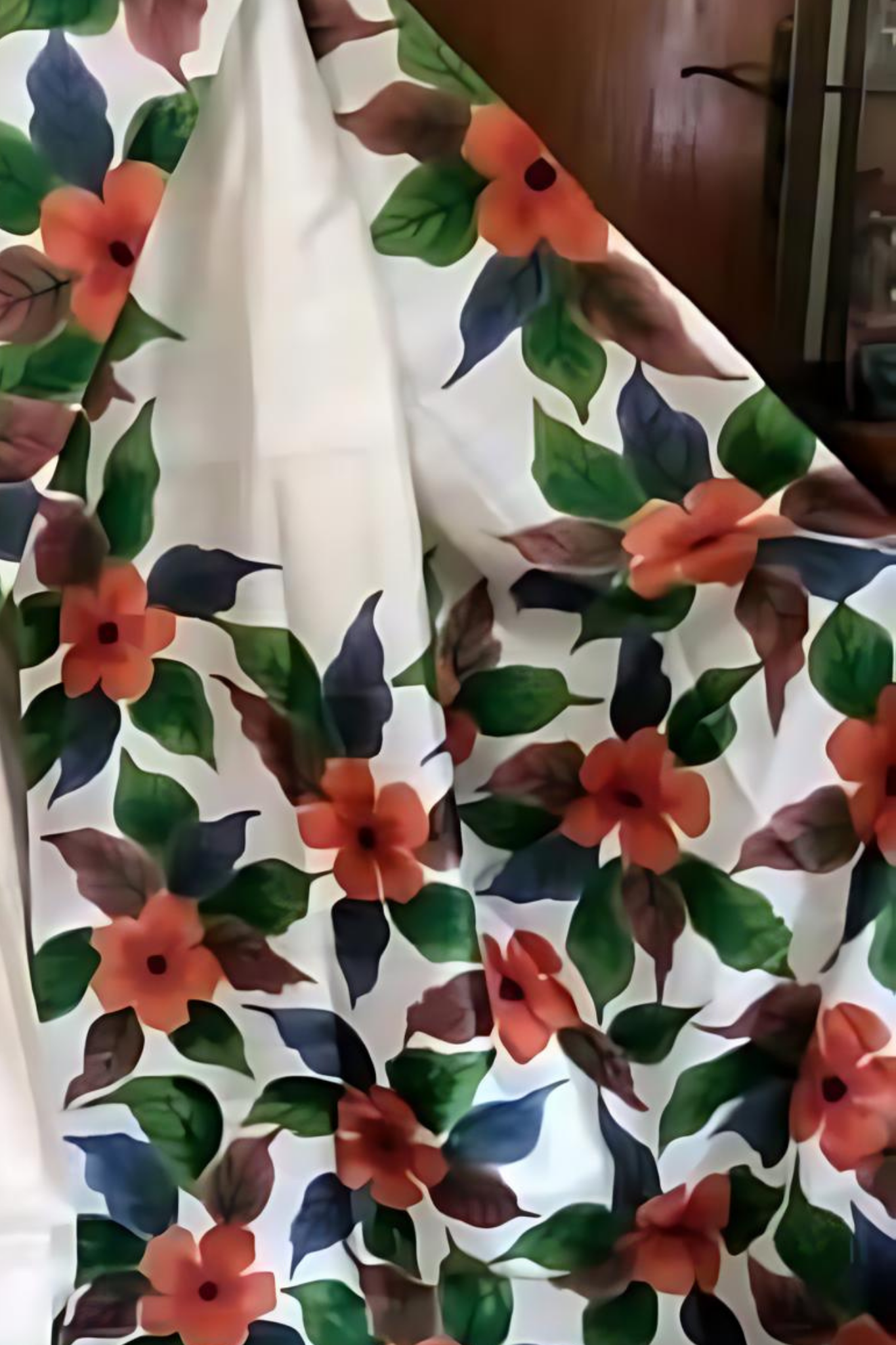 Pearl White With Chromatic Pure Bengal Handloom Saree