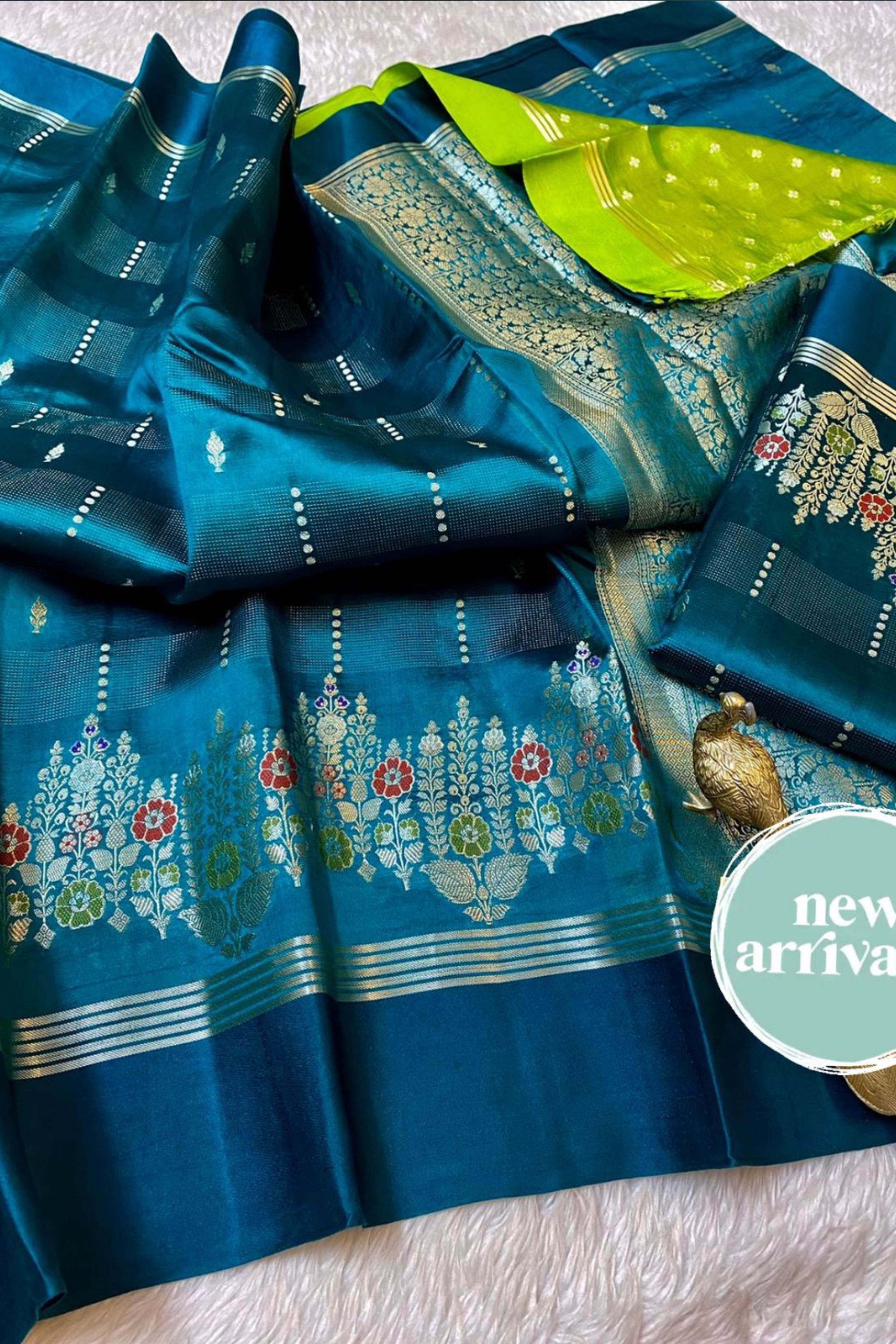 Premium raw mango silk saree – wedding season special collection