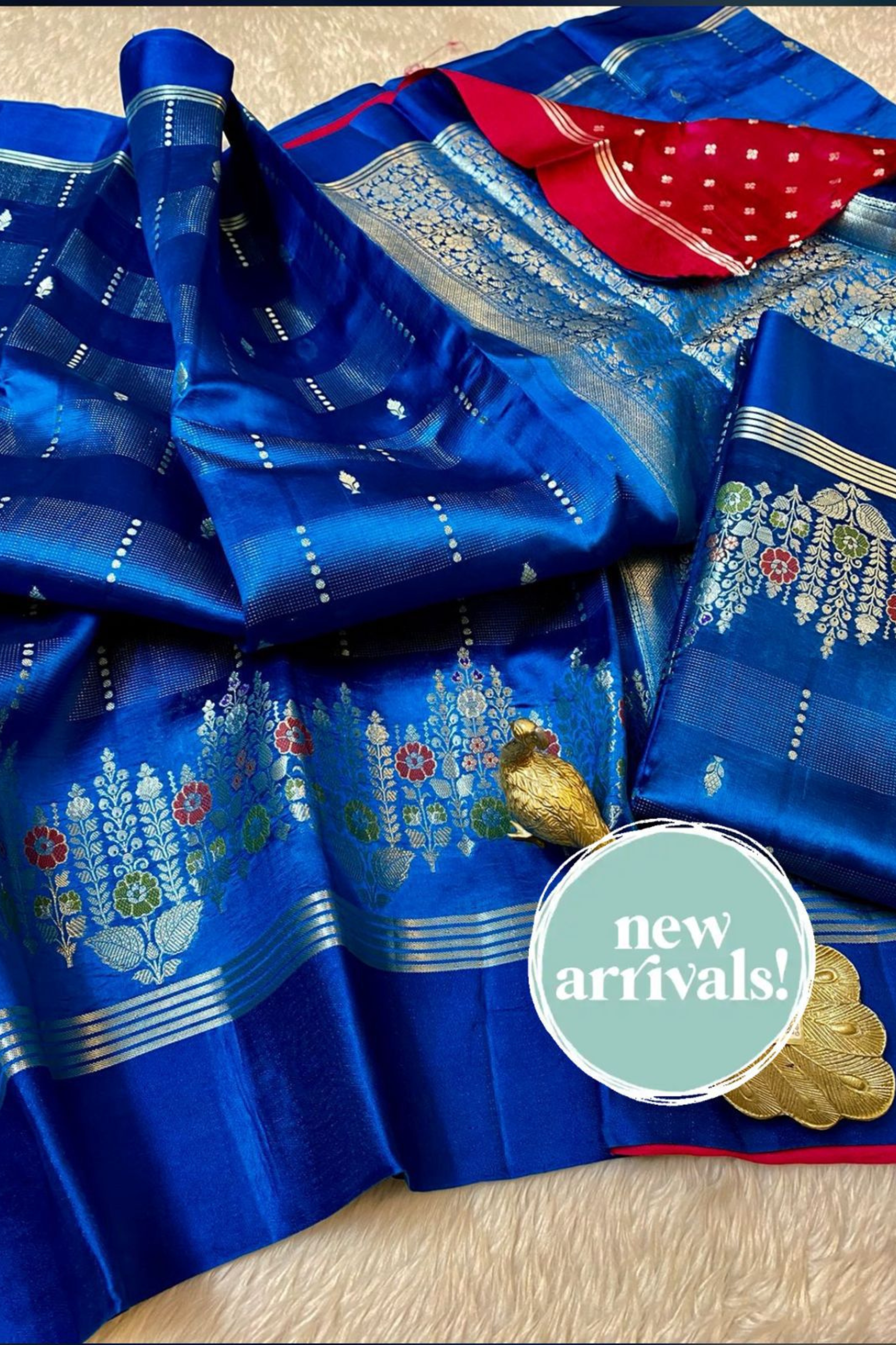 Premium raw mango silk saree – wedding season special collection
