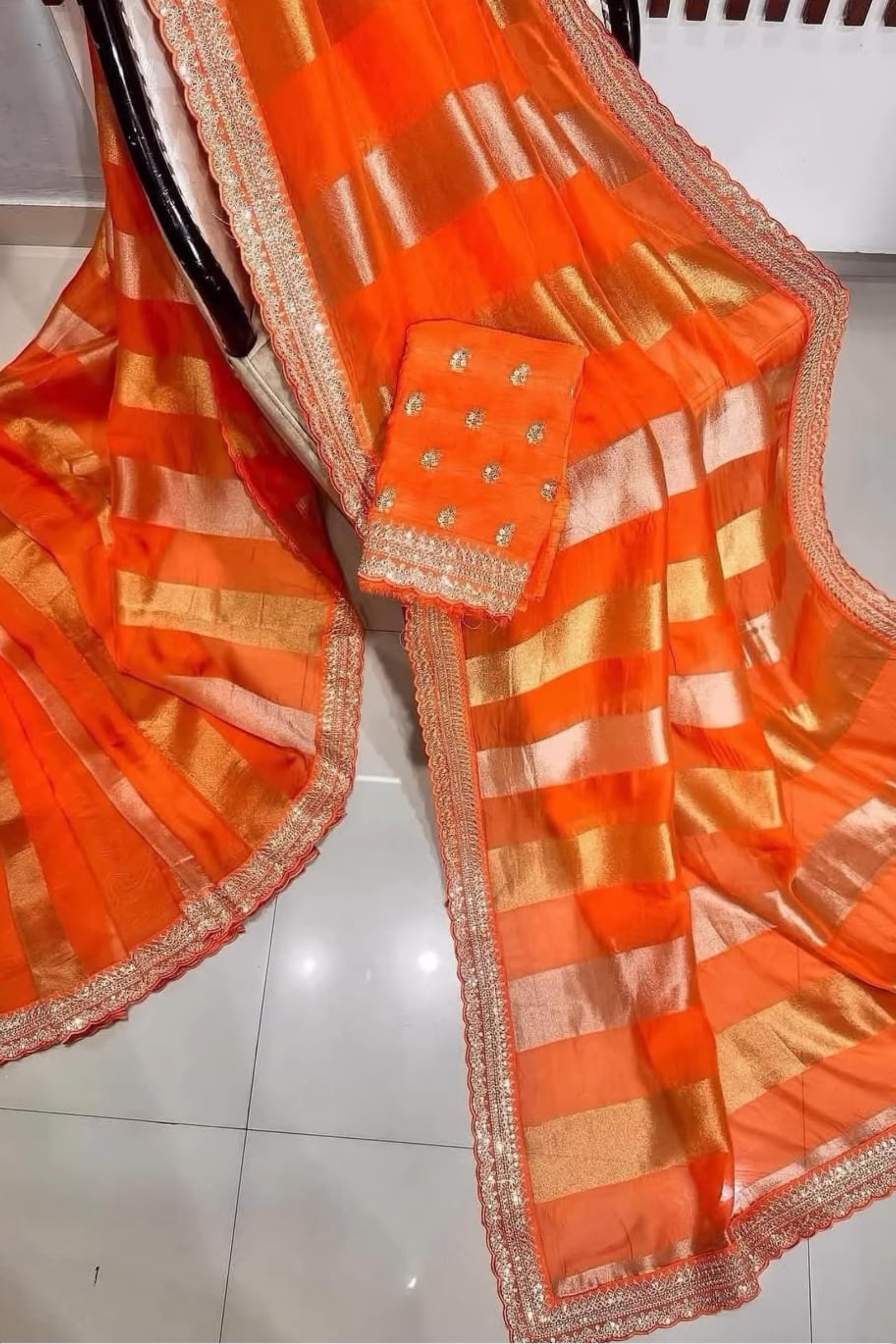 Exclusive Handloom Chanderi Pure Silk Saree – Wedding Season Special