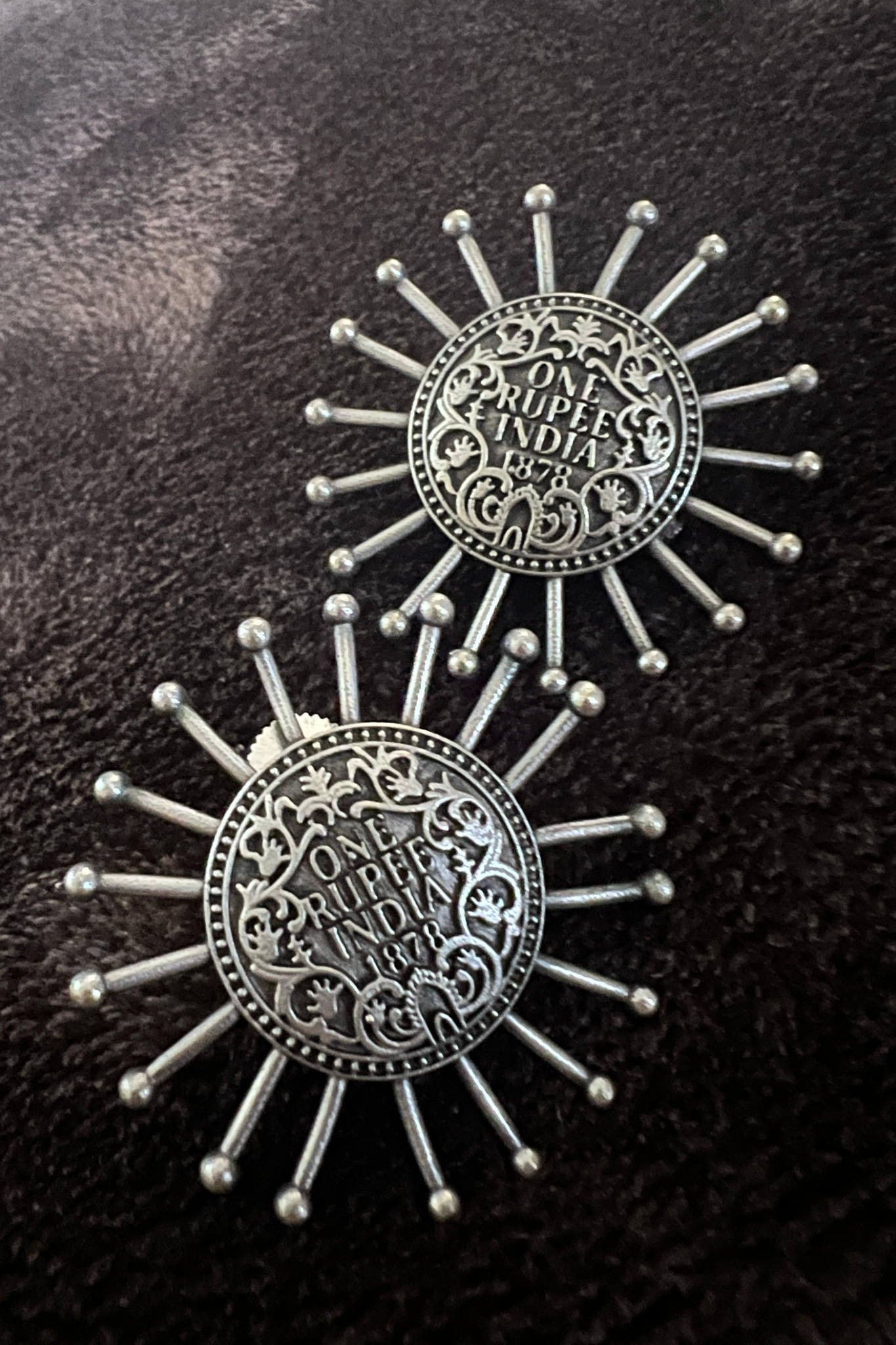 Antique Finish Silver Look Alike Afgani Coin