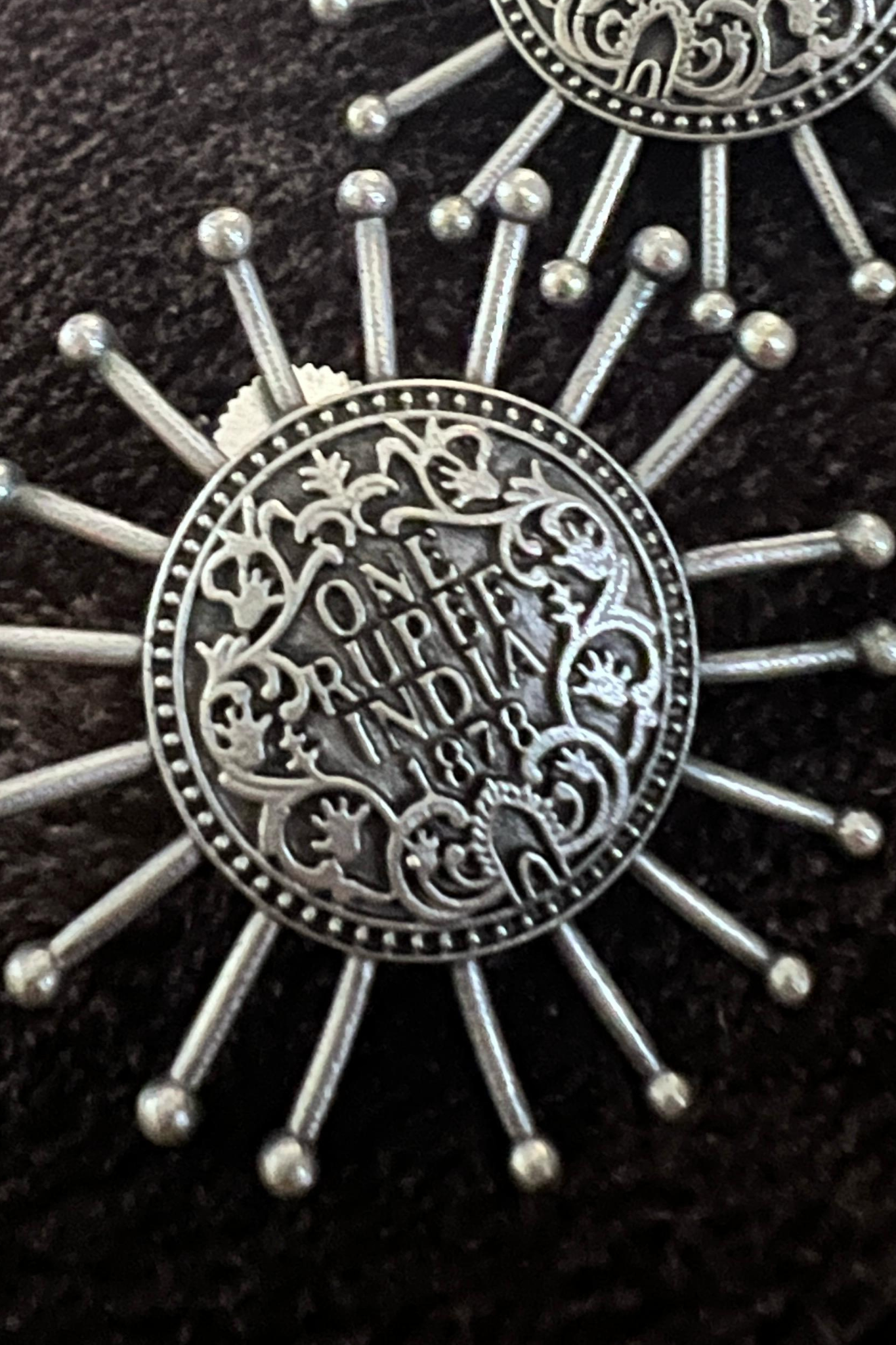 Antique Finish Silver Look Alike Afgani Coin