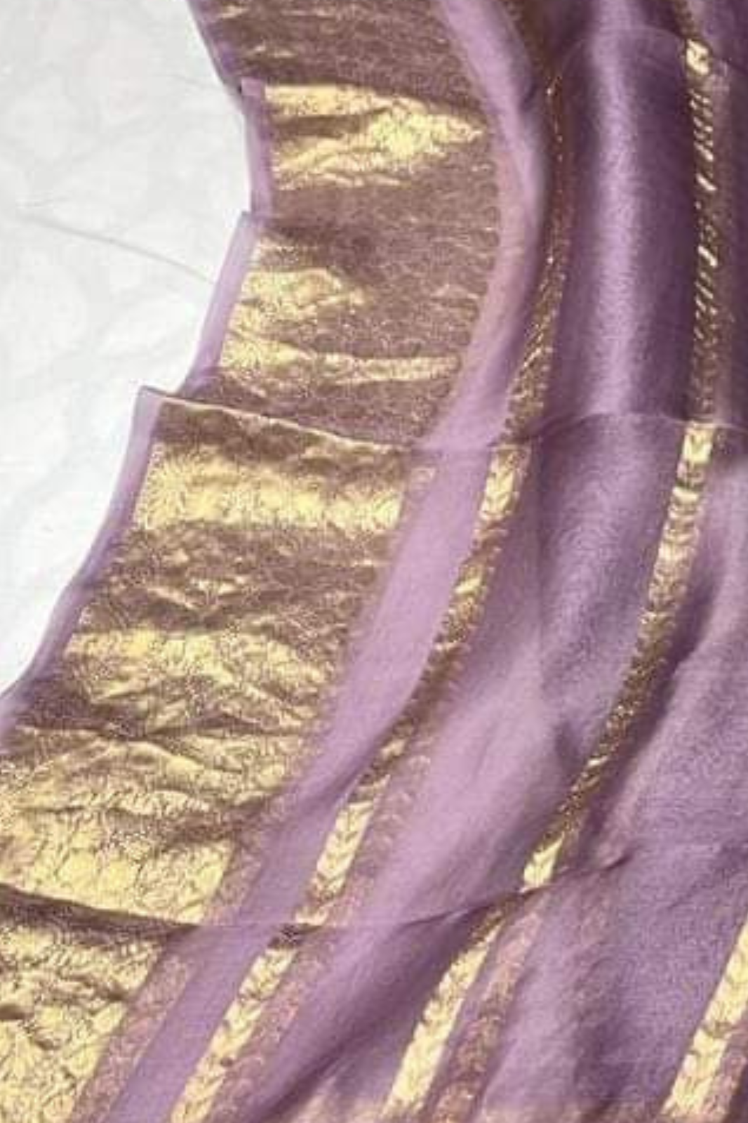 Soft Purple Banarasi  Saree